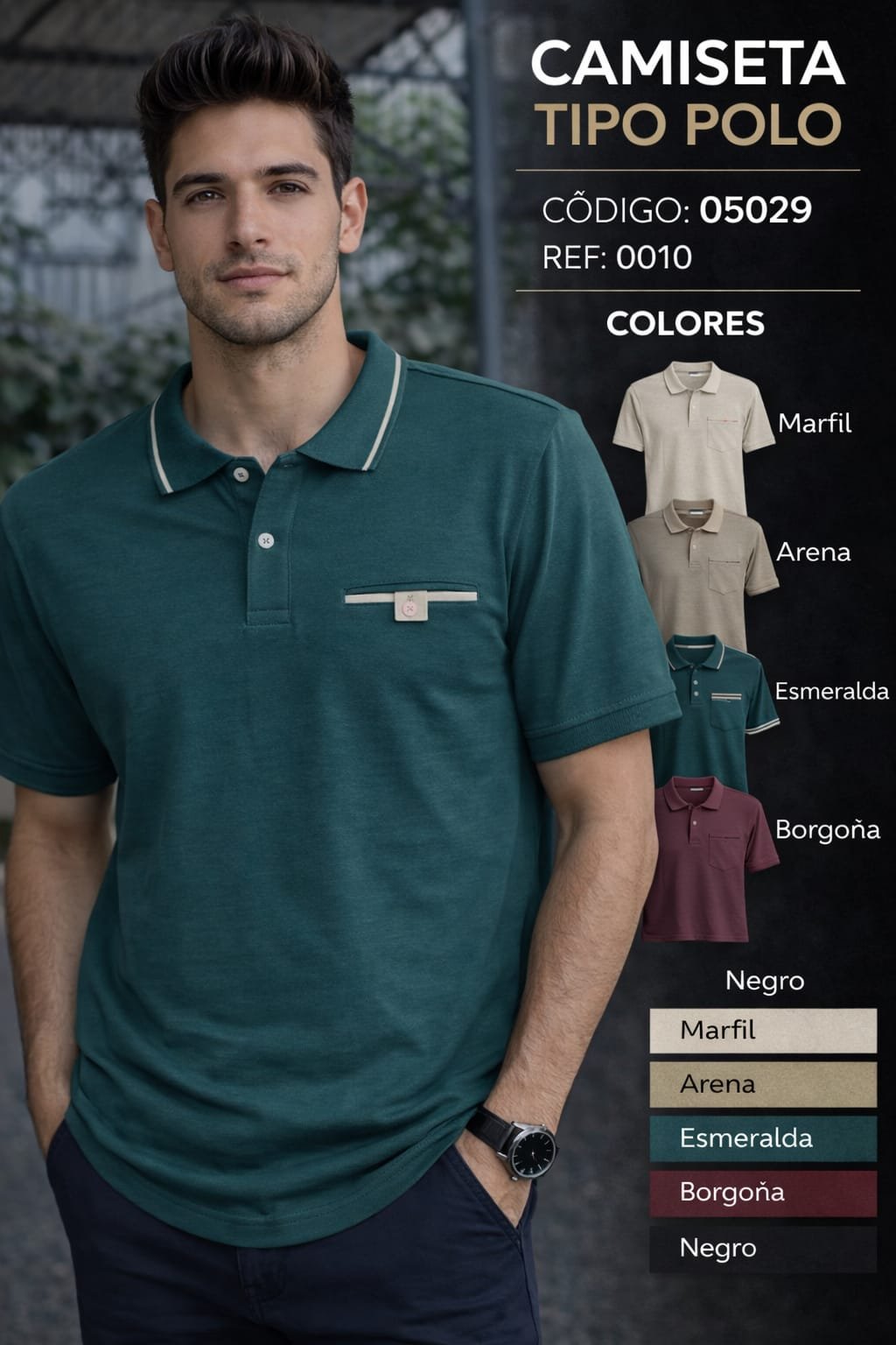 Camiseta Tipo Polo